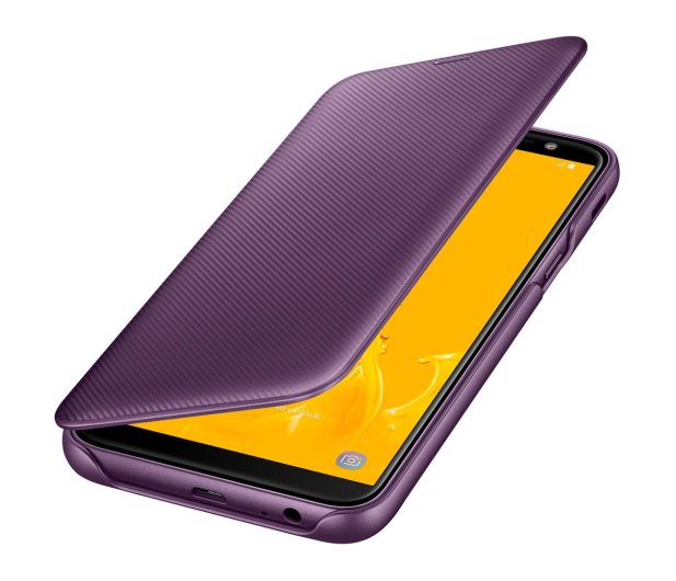 Etui Wallet Cover do Samsung Galaxy J6 fioletowe - 456995 - zdjęcie